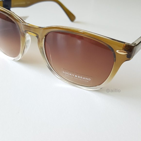 Lucky 🍀 Brand TWILIGHT OLIVE GRADIENT Sunglasses - Picture 4 of 9